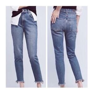 Anthropologie Pilcro Tilde Ultra High Rise Crop Jeans - see description for size